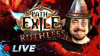 BEATING STEEL IN RUTHLESS! | !Build !Maxroll !3.25 Path of Exile