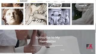 Agniart Sculptor Photo Gallery Website Template TMT Arlie Grigor