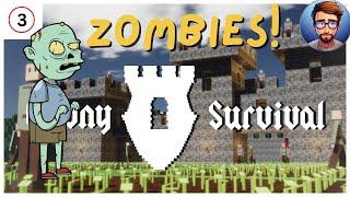 Defending Against the First Zombie Attack! | Colony Survival Let's Play #3