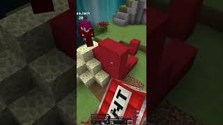 Я Уничтожил Директора ШКОЛЫ ЯЩЕРОВ в БедВарсе  #bedwars #minemen #fireballfight #minecraft #shorts