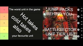 Warhammer 40k Battlesector: ALL FACTIONS UNIT TIER LIST and analysis