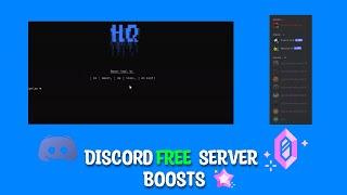 Discord Cheap Server Boosts | FREE Boosts (Setup Guide) 2024