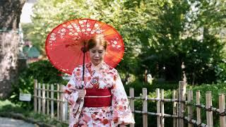 kimono  着物 Japanese dress in traditional kimonos for ceremonies, social gatherings