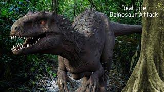 Dinosaur Attack Real life story | Scary Short  Film | Jungle Monster | Horror Film