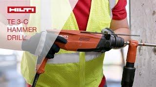 OVERVIEW of Hilti's TE 3-C triple-mode corded SDS plus rotary hammer