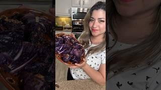 Roasted cabbage #easyrecipe #cooking #purplecabbage #howtocook