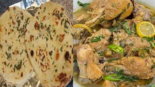 Ramzan Special Recipes | Black Pepper Chicken Karahi Restaurant Style | Butter Naan Recipe on Tawa