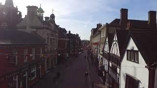 Rochester High Street up drone