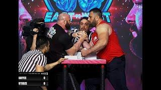 Dave Chaffee vs Revaz Lutidze 0-3. Armwrestling