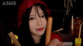 ASMR(Eng)마녀의 보석 지팡이 만들기 상황극/ 판타지 witch makes a magic wand RP