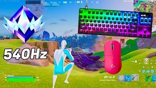 SteelSeries Apex Pro TKL ASMR  Solo Gameplay  Satisfying Keyboard Fortnite 360 FPS 4K