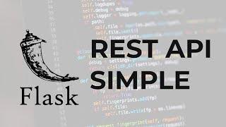 Flask, REST API simple