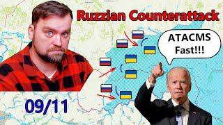 Update from Ukraine | Big News! Ruzzia Counterattacks in Kursk | USA gives permission for ATACMS