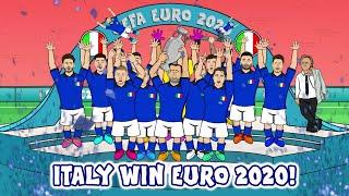 Italy Win Euro 2020! (Italy vs England Final Penalty Shootout Penalties 3-2 1-1 Highlights)