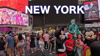 NEW YORK CITY Walking Tour [4K] - Times Square - Times Square Walking Tour (07/07/24)