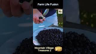 Mountain Farm Baking: Homemade Bread from Scratch ️ | Farm Life Fusion #shorts