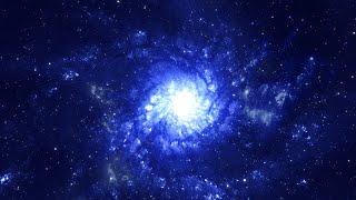 4K Video | Spiral Luminous Blue Galaxy | No Copyright Motion Vj loop Video Background