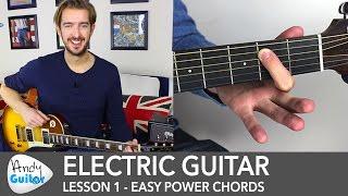 Electric Guitar Lesson 1 - Rock Guitar Lessons for Beginners