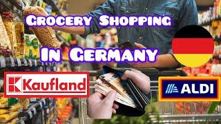  Grocery shopping in Germany at Kaufland Aldi with prices 2024€ |Weekly Food Budgets for a family