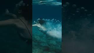 4K Aquatic Serenity: Girl Diving into Water & Relaxing Sounds | Nature's Harmony for Relaxation