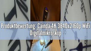 Produktbewertung: Cainda 4K 3840x2160p WiFi Digitalmikroskop für iPhone Android Telefon und Windows