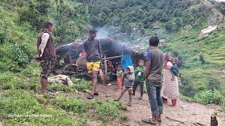 This is Himalayan Nepali Village Lifestyle | Organic Food Cooking in Countryside Nepal | Hari Rokaya