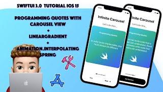 SwiftUI - Programming Quotes Carousel + Infinite Scroll View Using Xcode 13