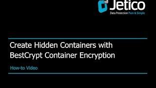 How to Create Hidden Containers for Deniable Encryption with BestCrypt Container Encryption