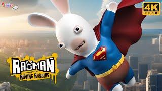 Rayman Raving Rabbids #12 | Ajudando o Super Rabbid | Português PS2 4K @ZigZagGamerPT