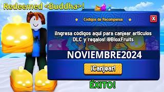  34 CÓDIGOS DE BLOX FRUITS CODES ROBLOX *NOVIEMBRE 2024*