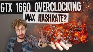 GTX 1660 Overclocking for Mining Ethereum (How to MAXIMIZE HASHRATE)