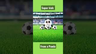 drama panda playing football #football #footballshorts #funnyshorts #short