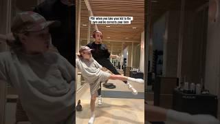 POV: When your kid corrects your form... #brody #shorts #pilates