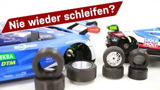 Schnell ohne Schleifen - Neue Reifen für Carrera Slotcars im ersten Test