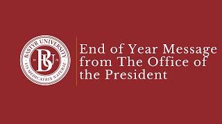 End of year message from The Office of the President   HD 1080p