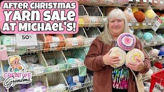 After Christmas Yarn Sale at Michael's! Is There Any New Yarn? Let's Find Out!