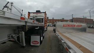 #754 Inspection Day and First Load The Life of an Owner Operator Flatbed Truck Driver