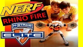 WHAT'S IN THIS NERF ELITE N-STRIKE RHINO FIRE BOX? Let's look inside!