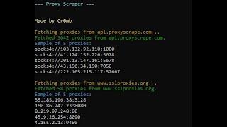 Python Proxy Scraper: Fetch and Save Proxies in Seconds!