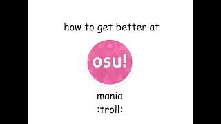 How to get better at osu!mania