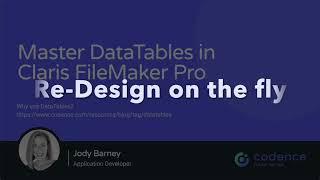 Mastering DataTables in Claris FileMaker Pro - ReDesign