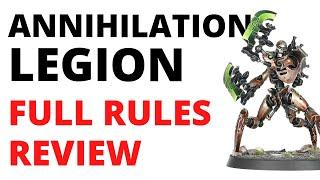 Annihilation Legion Army of Renown Rules Review - Necrons Destroyer Army from White Dwarf