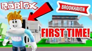 PLAYING BROOKHAVEN ROBLOX FOR THE FIRST TIME! | Matthew and Ryan