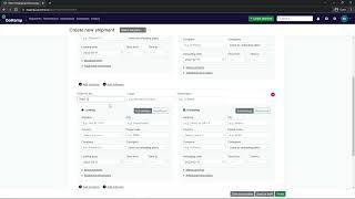 How to create new shipment on GoRamp TMS