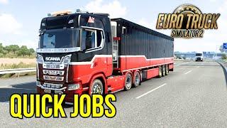 Hauling Scrap Metals and Straw Bales from Dresden to Wroclaw in Euro Truck Simulator 2  