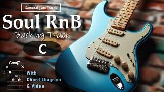 Chill RnB Groove Guitar Backing Track in C major