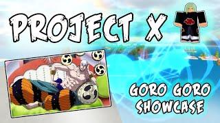 PROJECT X: GORO GORO SHOWCASE + NEW 250K GOLD CODE!! (ROBLOX)