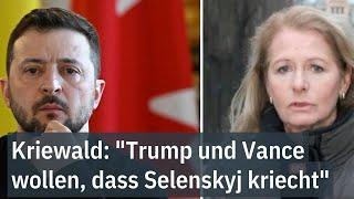 Kriewald: "Trump und Vance wollen, dass Selenskyj kriecht" - USA-Rohstoffdeal weiter denkbar