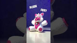 Making Funtime Foxy plush | FNAF clay art #shorts #fnaf #fivenightsatfreddys #clayart