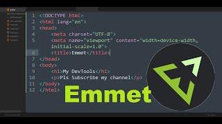 How to  use and install Emmet in sublime text 3